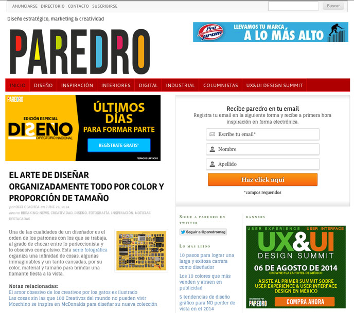Blog Paredro