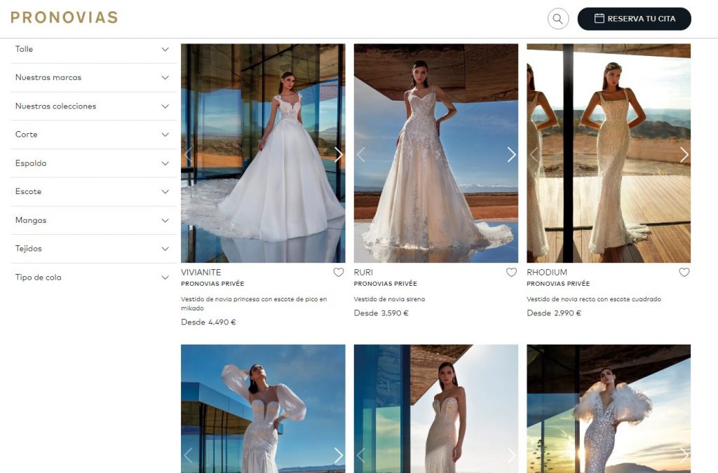ejemplo sesgos cognitivos en marketing normas sociales - vestido de boda